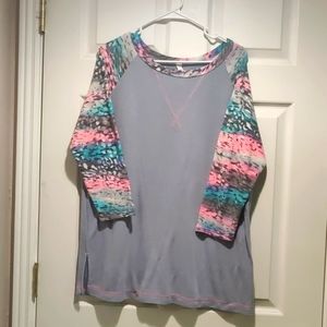 Fun neon animal print top by Honeyme